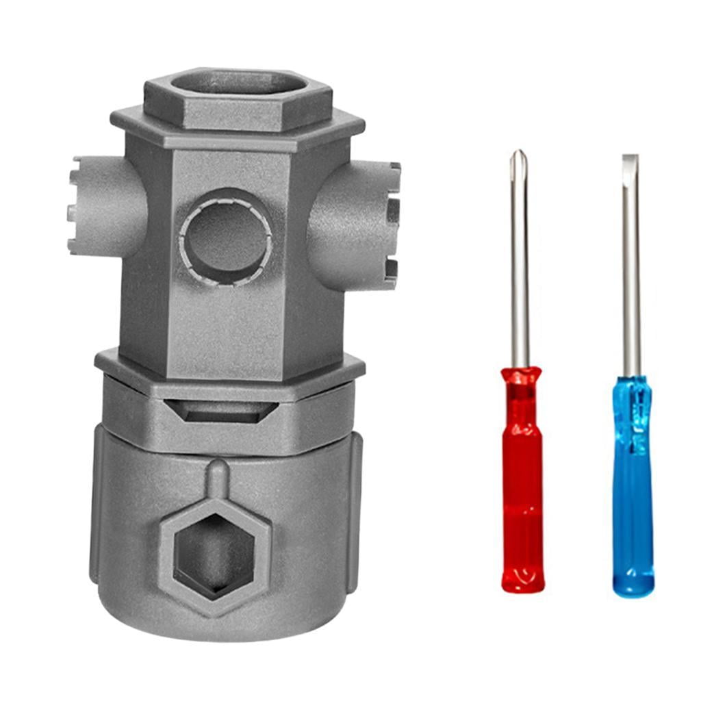 Magideal - Juego De Herramientas De Llave Para Grifo, Juego De Llaves Para Lavabo, Versátil, Portátil, Para Instalación Debajo Del Fregadero, Llave De Reparación