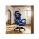 thumbnail image 1 of Silla De Escritorio Gamer Ergonómica Luz Led Rgb, Masajeador AZUL, 1 of 2