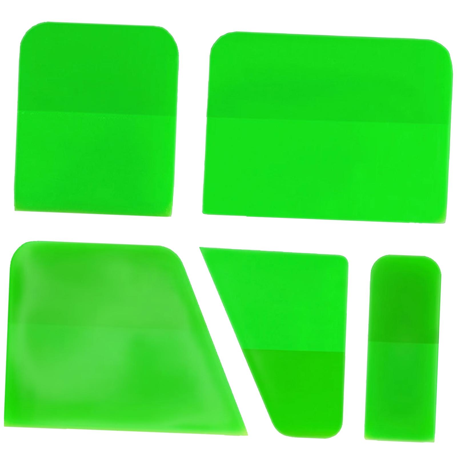 Magideal - 5 Piezas Ppf Escurridor Accesorios Para Instalación De Película Protectora De Automóviles Kit Raspar Tpu Durabilidad Fácil De Usar Adecuada Para Cambi Verde