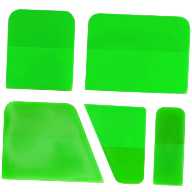 5 Piezas PPF Escurridor Accesorios para Instalación de Película Protectora de Automóviles Kit Raspar TPU Durabilidad Fácil de Usar Adecuada para Cambi Verde