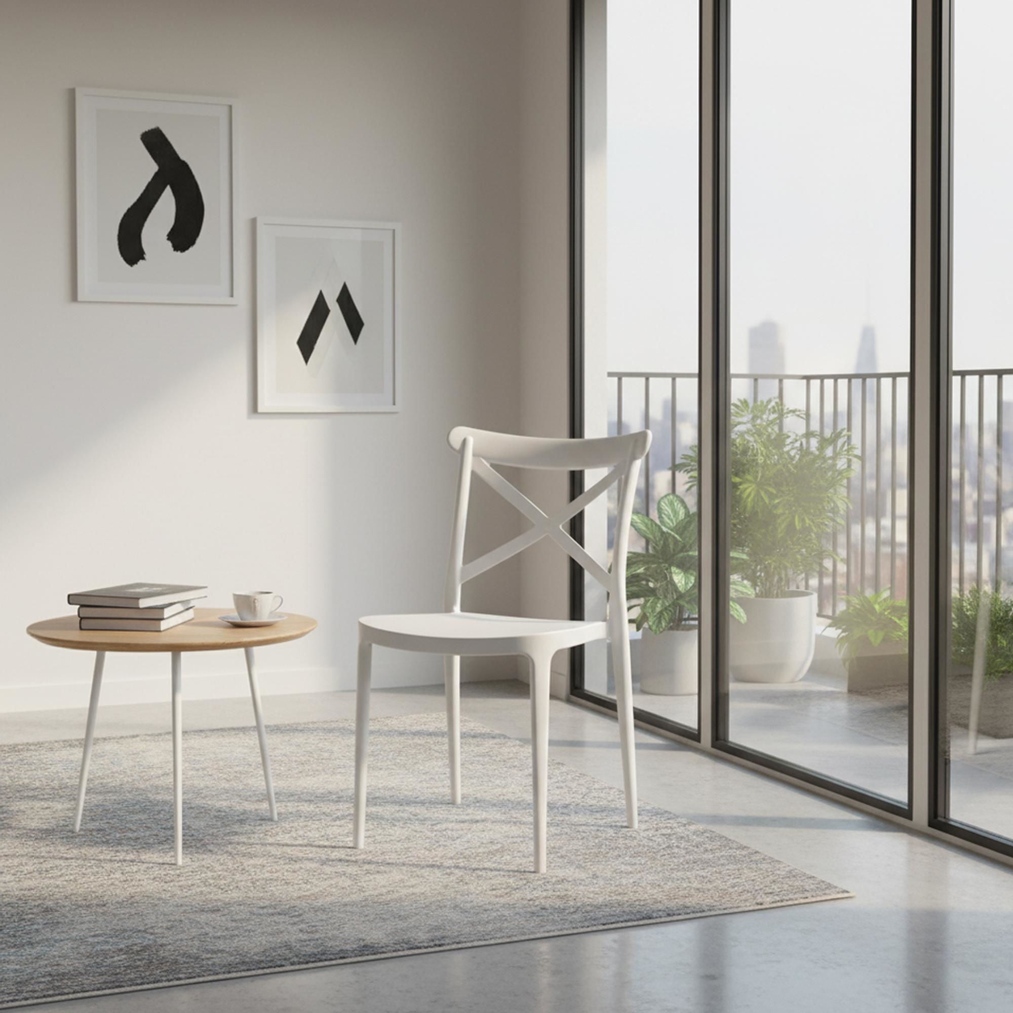 Mainstays - Silla Terraza Pc062-1 Pp Blanco