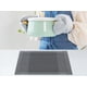 thumbnail image 5 of REGALWOVEN Manteles Juego de 8 Manteles para Decoración de Mesa de Comedor Interior Exterior Lavable Mantel de Cocina Limpiar con Paño Gris 18*12in, 5 of 7