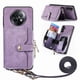 thumbnail image 1 of Funda Tipo Cartera con Correa Cruzada para Realme 13 Plus 5G Protección Contra Golpes Morado, 1 of 5