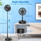 thumbnail image 5 of Ventilador portátil LIPETY recargable oscilante de 23 cm con control remoto, 5 of 9