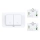 thumbnail image 1 of Kit de interruptor inalámbrico de luz y receptor XUK autoalimentado, 1 of 7
