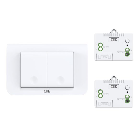 Kit de interruptor inalámbrico de luz y receptor XUK autoalimentado