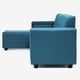 thumbnail image 4 of Seccional Boxter Xl Izq Tela Azul, 4 of 7