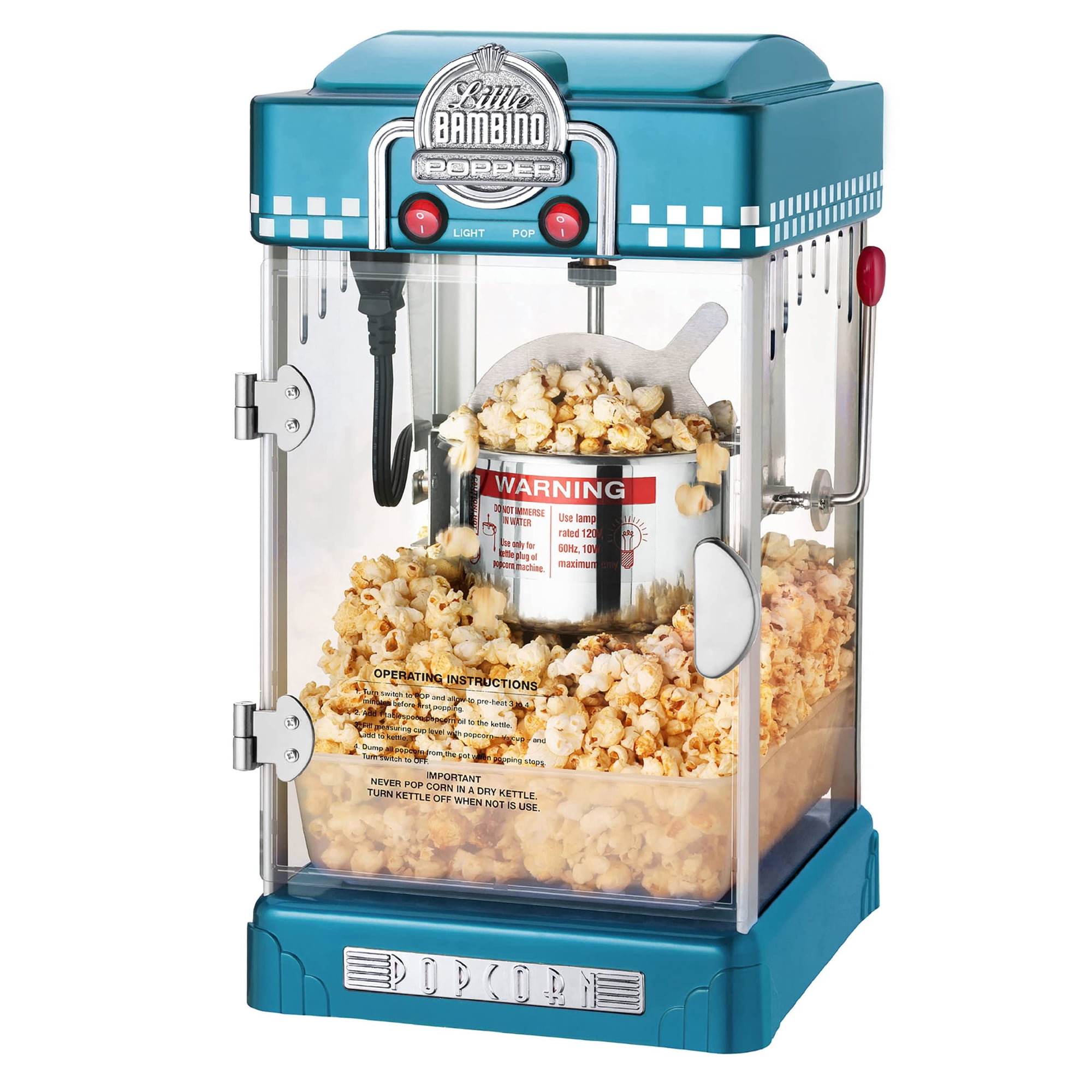 Great Northern Popcorn - Máquina De Palomitas Great Northern 70 ml 110 v Azul