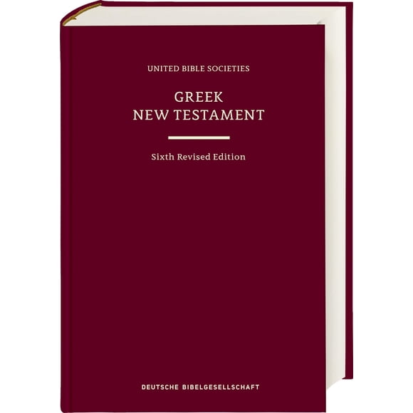 Nuevo Testamento Griego UBS6 – Sexta Edición Revisada – Tapa dura (Deutsche Bibelgesellschaft)