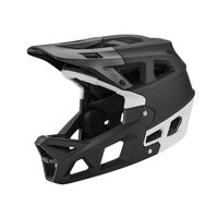 Ioensy - Casco De Bicicleta De Cara Completa Cascos De Protección Casco De Bicicleta De Escalada Ligero Negro Blanco M