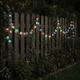 thumbnail image 3 of Luces Solares Navidad Multicolor 4m 20 Led Copos Esferas, 3 of 10