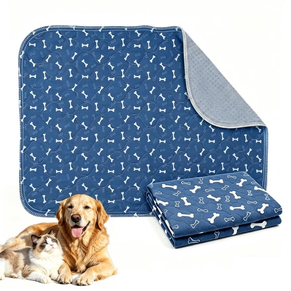 Tapete higiénico Comasua 60 cm x 70 cm Lavable y reutilizable Azul