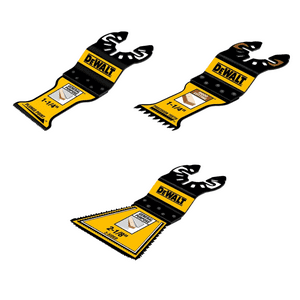 Set 3 Cuchillas Oscilantes Dewalt Dwa423Set