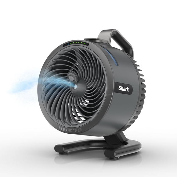 Ventilador portátil Shark FlexBreeze HydroGo Pro, inalámbrico, 5 velocidades