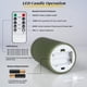 thumbnail image 5 of Velas pilar LED WYZworks sin llama con control remoto y temporizador, set de 3, 5 of 9