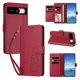 thumbnail image 2 of Funda Cartera Trébol para Google Pixel 8 con Ranuras Tarjetas y Carga Inalámbrica Rojo, 2 of 6