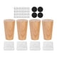 thumbnail image 3 of 4x Accesorios Para Patas De Gabinete, Patas De Muebles De Madera Para Sofá, Dormitorio, Sala De Estar, Altura 8cm, 3 of 5