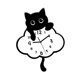 thumbnail image 5 of Reloj De Pared De Gato Con Péndulo De Cola Oscilante, Decoración Para Escuela Y Oficina, Estilo Rústico Silencioso C, 5 of 5