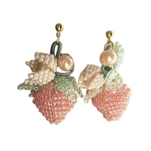 Ioensy - Pendientes De Fresa Rosa Pendientes De Fruta Para Aniversario Regalo Festivo Para Ella