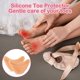 thumbnail image 4 of Protectores de dedos CEYAZYE 4 pares reutilizables de silicona color beige, 4 of 7