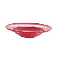 Magideal - Plato Para Pasta Con Borde Plato Para Pasta Plato Para Servir Plato Para Sopa Multifunción Para Hotel Plato Para Cena Para Ensaladas Postres Reuniones Rojo