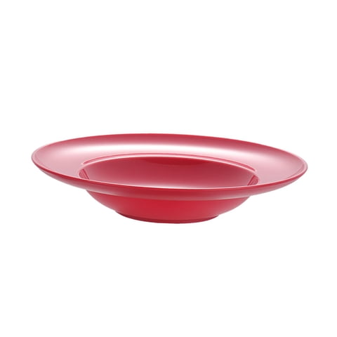 Magideal - Plato Para Pasta Con Borde Plato Para Pasta Plato Para Servir Plato Para Sopa Multifunción Para Hotel Plato Para Cena Para Ensaladas Postres Reuniones Rojo