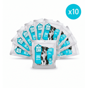 Pack X10 Salmón-Pollo 300Gr Wow Can