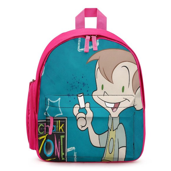Mochila Chalkzone Escolar Rosa