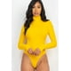 thumbnail image 1 of Body de Cuello Alto Acanalado de Manga Larga, 1 of 9