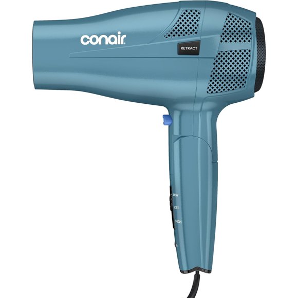 Conair Travel Hair Dryer, Dual Voltage, Folding Handle, 1875