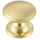 thumbnail image 4 of Perilla de Hongo para Cajón Decorativa Kaid Oro Cepillado Diámetro 1.2 cm, 4 of 6
