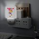 thumbnail image 5 of Rainbow Brite / Arcoíris Brillante Luz nocturna LED con sensor de anochecer a amanecer para dormitorio, baño, pasillo, escaleras - Lámpara LED nocturna de enchufe, 0.5W - 1 pieza, 5 of 6
