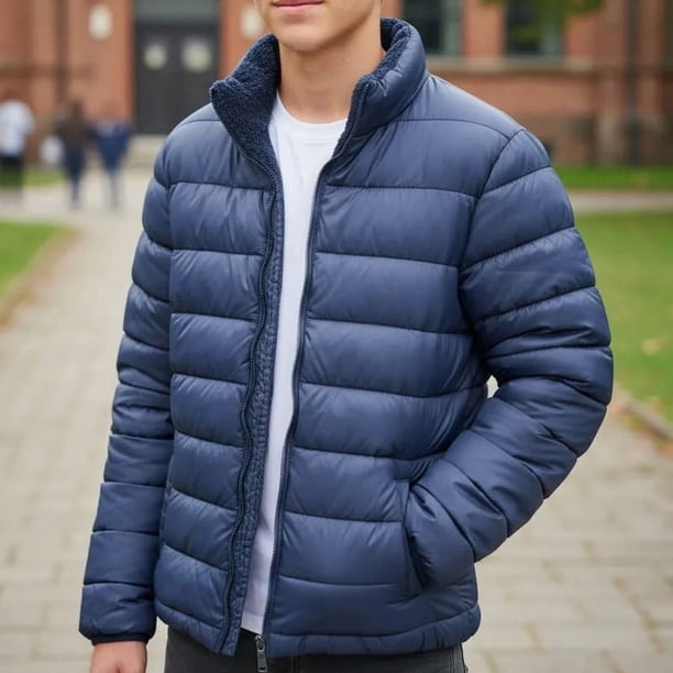 Parka Térmica Impermeable Con Polar Para Colegio Juvenil