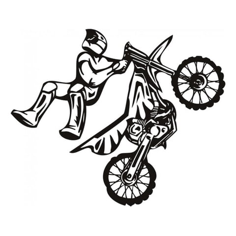 Rienda Libre Graphics - Decomural Stunt Bike Motocross Motorbike Ws-15341