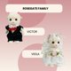 thumbnail image 4 of Muñecas Miniaturas Coleccionables con Terciopelo Familia OLEOCA Oveja Blanca, 4 of 7