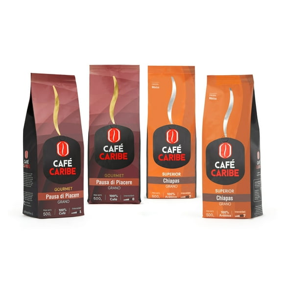Mix Gourmet - Pack 4 café en grano 2000g