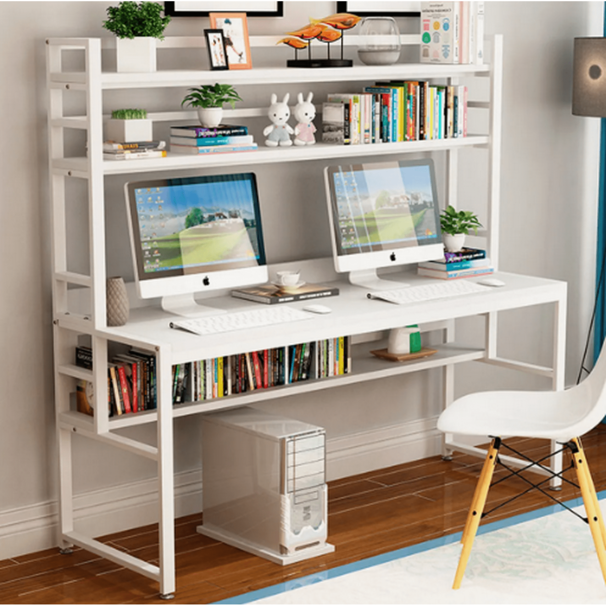 A22 - Escritorio Mesa Estructura Metalico 130x82x75