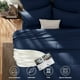 thumbnail image 2 of Juego de edredón CozyLux, color azul marino, tamaño completo, 7 piezas, cama en bolsa, 2 of 7
