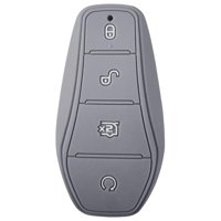 Ioensy - Funda De Silicona Para Llave De Coche Para Byd Atto 3 Reemplazo Gris De Alta Calidad