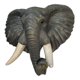 thumbnail image 5 of Estatua De Pared Con Cabeza De Elefante De Poliresina Adición Elegante A Cualquier Habitación Durable, 5 of 5