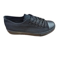 Vinnys Outlet - Zapatilla Urbana Lona Negro