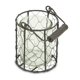 thumbnail image 1 of Tarro redondo de vidrio Planter Cheung's 15S001BRS en cesta de alambre, 1 of 3