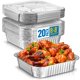 thumbnail image 1 of Bandeja de hornear Plastible 20 cm, paquete de 20 con tapas, 1 of 7
