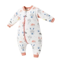 Kivara - Saquito De Dormir Bebe Con Pie Tog 2.5 Pijama Saco Dormir Multicolor M