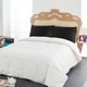 thumbnail image 3 of PiccoCasa 2Pcs Fundas de Almohada de Algodón de Fibra Larga Bordadas, Negro King, 3 of 7