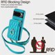 thumbnail image 4 of Para Google Pixel 9 Pro XL / Pixel 10 Pro XL Funda Tipo Billetera con Bloqueo RFID Magnética Flip Cubierta con Múltiples Ranuras para Tarjetas Bolsillo con Cierre con Anillo Giratorio de 360 °, 4 of 10