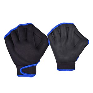 Magideal - 1 Par De Paletas De Mano Para Natación, Guantes De Natación Con Aletas De Mano Para Natación, Paletas De Mano Para Entrenamiento De Natación Para Surf Negro 18Cmx19Cm