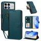 thumbnail image 2 of Funda con Billetera para [Xiaomi Poco F8 Pro] con Bolsillo Zipper y Tarjetero Verde pavo real, 2 of 6