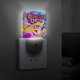thumbnail image 4 of Hámster y Gretel Luz nocturna LED con sensor de anochecer a amanecer para dormitorio, baño, pasillo, escaleras - Lámpara LED nocturna de enchufe, 0.5W - 1 pieza, 4 of 6