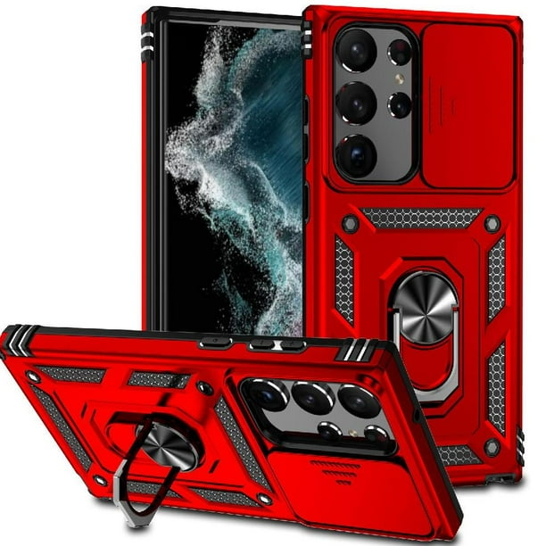 Estuche GANGXUN para Samsung Galaxy S23 Ultra, soporte giratorio 360°, estilo mecánico y magnético